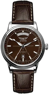 Zegarek Zegarek Aviator V.3.20.0.140.4 DAY-DATE - - Zegarki męskie - miniaturka - grafika 1