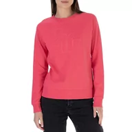Bluzy sportowe damskie - Bluza 4F H4L22BLD35063S - różowa - miniaturka - grafika 1