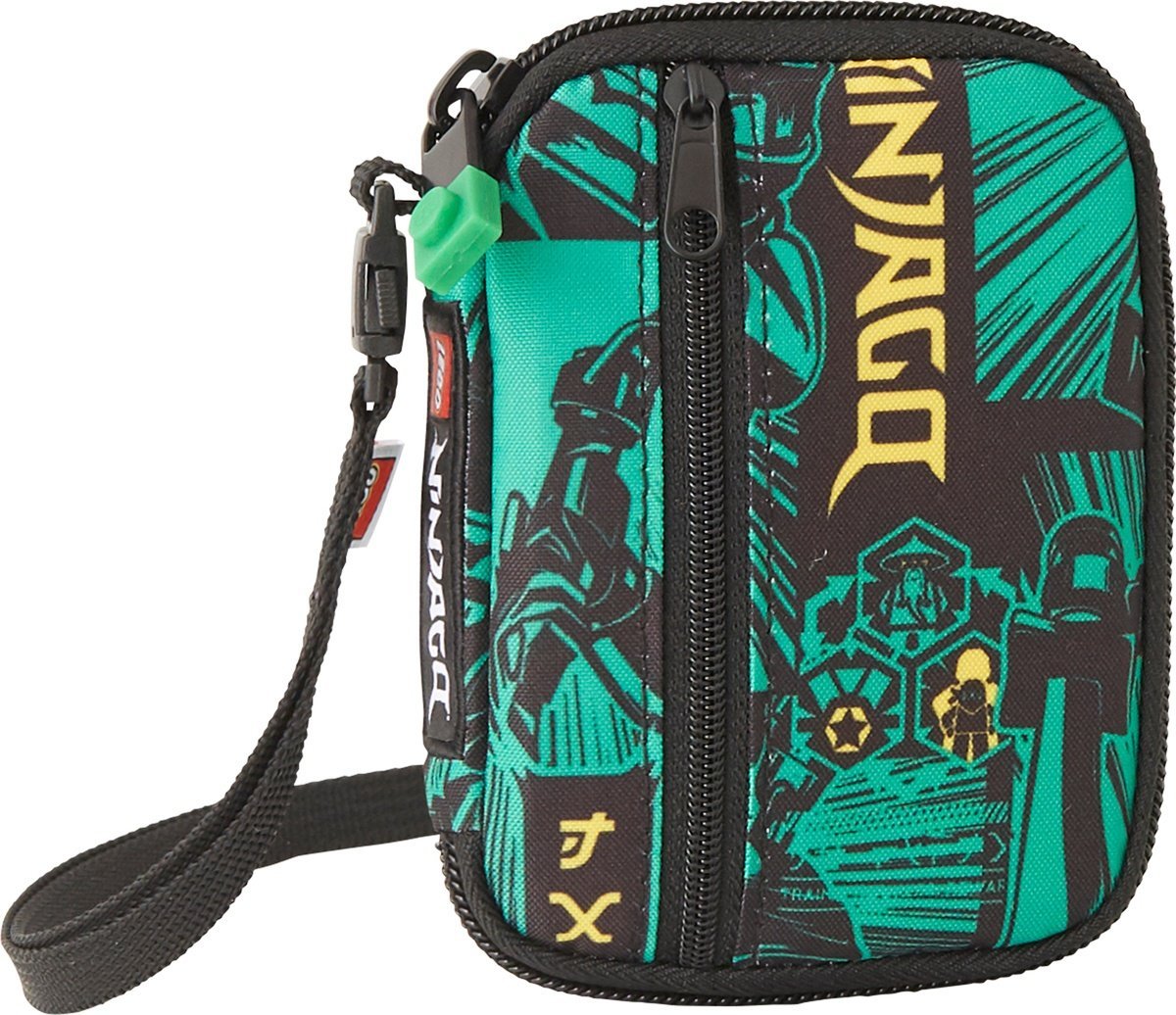 Portfel dziecięcy z paskiem LEGO Ninjago Green