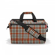 Torby podróżne - Torba allrounder L  pocket glencheck red kod: RMK3068 + Sprawdź na SuperWnetrze.pl - miniaturka - grafika 1