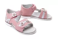 Buty dla dziewczynek - WOJTYŁKO 1S22302 róż, sandały dziecięce, rozmiary 20-25 - Wojtyłko - miniaturka - grafika 1