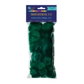 Zabawki kreatywne - DP Craft Pompony akrylowe ciemnozielone mix - miniaturka - grafika 1