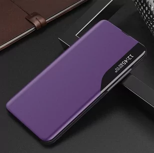Eco Leather View Case elegancki futerał etui z klapką i funkcją podstawki Xiaomi Redmi K40 Pro+ / K40 Pro / K40 / Poco F3 fioletowy - Etui i futerały do telefonów - miniaturka - grafika 2