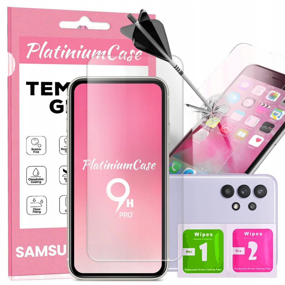 Szkło hartowane 9H szybka ekran do SAMSUNG A32 5G