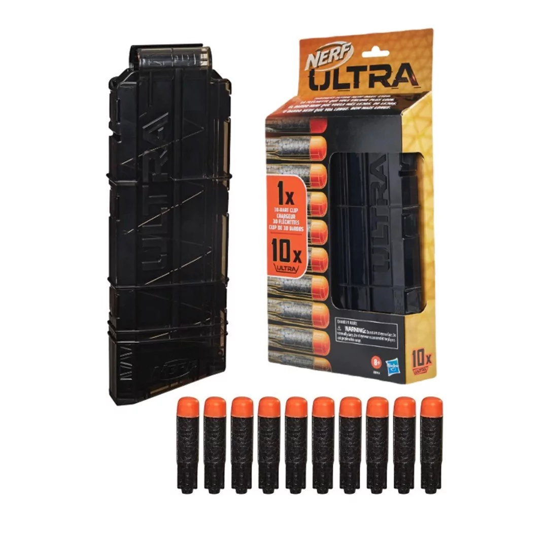 Nerf Ultra magazynek na 10 strzałek + strzałki 10 szt. E9016