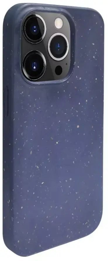 iLike Apple iPhone 13 Pro Max Silicone plastic case Tylny pokrowiec Eco* Print Design Blue ILIAP137EBWB