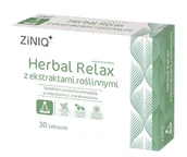Układ nerwowy - ZINIQ Herbal Relax z ekstraktami roślinnymi, 30 tabletek - miniaturka - grafika 1
