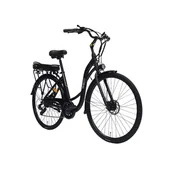 Rowery elektryczne - TrybEco Fantom Trekking Damski Grafitowy - miniaturka - grafika 1