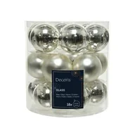 Bombki - Bombki szklane mix 4 cm srebrne - miniaturka - grafika 1