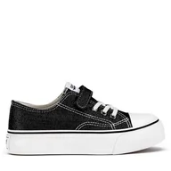 Buty dla dziewczynek - Trampki Sprandi YL201406(IV)DZ Czarny - miniaturka - grafika 1