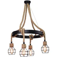 Lampy sufitowe - Polux Lampa wisząca 4x10W E27 LED il mio ROPE ALEGRA 312495 SANICO 312495 - miniaturka - grafika 1