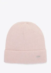 Czapka damska o puszystej fakturze różowa - Czapki damskie Czapka damska o puszystej fakturze różowa - Czapki damskie - miniaturka - grafika 1