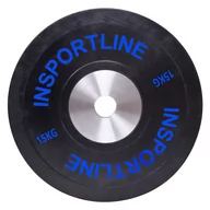 Obciążenia - InSportLine Obciążenie gumowane płyta 15 kg 1IN-10379 - miniaturka - grafika 1