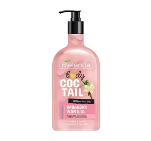 Bielenda Body Coctail Balsam do ciała nawilżający Rabarbar & Wanilia 400ml - Balsamy i kremy do ciała - miniaturka - grafika 1