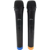 Mikrofony komputerowe - Media-Tech Mikrofon ACCENT PRO Dwa mikrofony bezprzewodowe z odbiornikiem USB do głośnika z funkcją karaoke MT395 - miniaturka - grafika 1