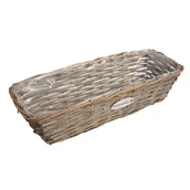 Skrzynie ogrodowe - DONICZKA KOSZ BALKONÓWKA DO NASADZEŃ KWIATOWYCH KWIATY ZIOŁA 48 cm - miniaturka - grafika 1