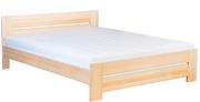 Łóżka - Łóżko bukowe Kuba LK198, Rozmiar - 160x200, kolor - buk bielony - miniaturka - grafika 1