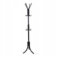 Wieszaki i stojaki - WIESZAK STOJĄCY STOJAK NA UBRANIA METALOWY CZARNY - miniaturka - grafika 1