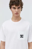 Koszulki męskie - DC t-shirt bawełniany męski kolor biały z nadrukiem ADYZT05377 - miniaturka - grafika 1