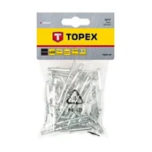 Nity - Topex Nity aluminiowe 4,8 x 28mm, 50 sztuk, , 43E509 - miniaturka - grafika 1