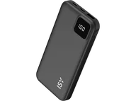 Powerbanki - Powerbank ISY IPP-10001 10000 mAh Czarny - miniaturka - grafika 1