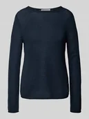 Swetry damskie - Sweter z dzianiny o kroju regular fit z czystej bawełny - miniaturka - grafika 1