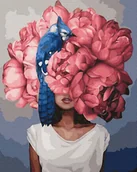 Malowanie po numerach - Artnapi 40x50cm Obraz Do Malowania Po Numerach Na Drewnianej Ramie - Piękno skrywa tajemnice - miniaturka - grafika 1