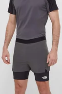Spodenki męskie - The North Face szorty sportowe Mountain Athletics męskie kolor szary NF0A87CKWUO1 - miniaturka - grafika 1