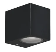Lampy ogrodowe - Czarny nowoczesny kinkiet zewnętrzny - D172 S0-C47 - miniaturka - grafika 1