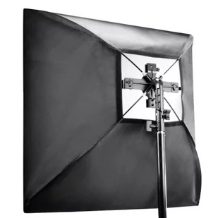 Walimex Pro Set 4f. Blitzhalter inkl. Softbox 60x60cm 18655 - Akcesoria do lamp błyskowych - miniaturka - grafika 1