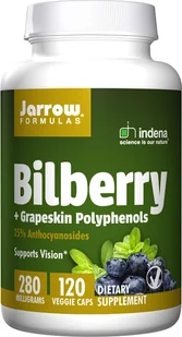 Bilberry i Grapeskin Polyphenols 120 kapsułek JARROW FORMULAS 1036543200 - Witaminy i minerały - miniaturka - grafika 2