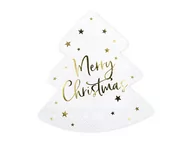 Dekoracje i nakrycia stołu na imprezę - Party Deco Serwetki bożonarodzeniowe Choinka - Merry Christmas - 32,5 cm - 20 szt. - miniaturka - grafika 1