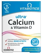 Stawy, mięśnie, kości - Vitabiotics Ultra Calcium & Vitamin D Suplement Diety 30 Tabletek - miniaturka - grafika 1