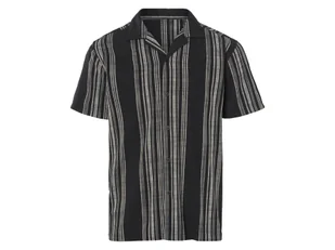 LIVERGY® Koszula męska z bawełny (W paski, M (39/40)) - Koszule męskie LIVERGY® Koszula męska z bawełny (W paski, M (39/40)) - Koszule męskie - miniaturka - grafika 1