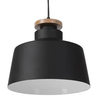 Lampy sufitowe - Beliani Lampa wisząca Lampa wisząca metalowa czarna DANUBE 76232 - miniaturka - grafika 1