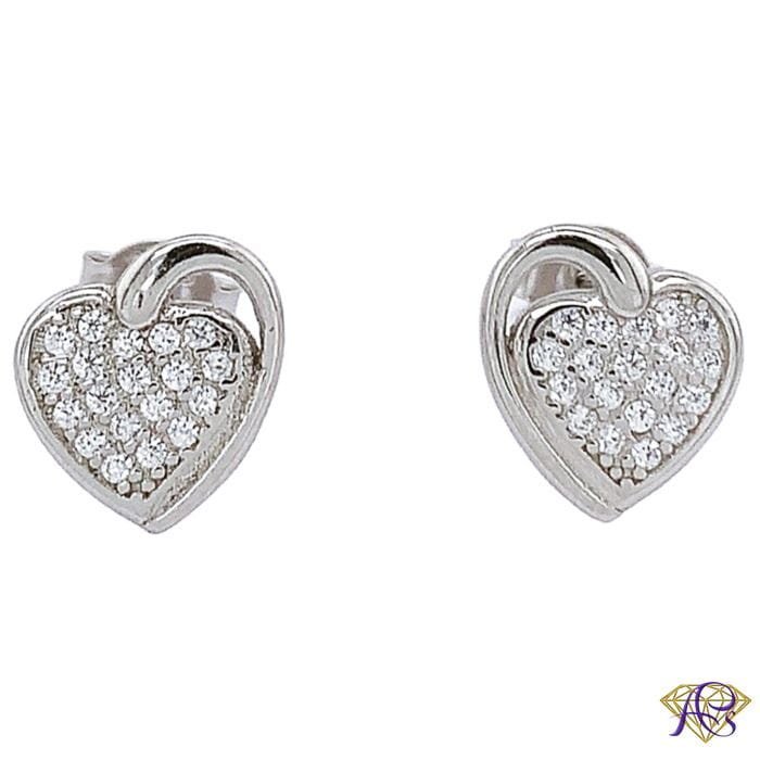 Srebrne kolczyki Ag 925 serca IM0930124ER