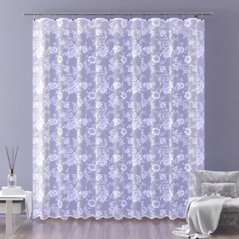 Firanka żakardowa metrażowa wys. 170 cm Jurema A124 biała