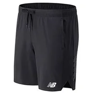 Spodnie sportowe męskie - Spodenki New Balance MS13019BK - czarne - miniaturka - grafika 1