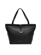 Torebki damskie - Coccinelle Torebka Bag Smoth L E1 T1F 11 01 01 Czarny - miniaturka - grafika 1