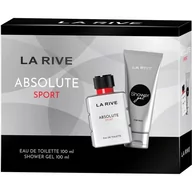 Zestawy perfum damskich - Absolute Sport Men zestaw woda toaletowa spray 100ml + żel pod prysznic 100ml - miniaturka - grafika 1