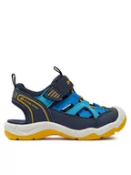 Buty dla chłopców - ALPINE PRO Sandały Unewo KBTC410 Granatowy - miniaturka - grafika 1