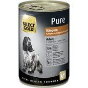Mokra karma dla psów - SELECT GOLD Pure Adult Kangur 12x400 g - miniaturka - grafika 1
