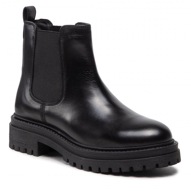 Geox Botki Damskie Czarne Klasyczne Casual 37 Ż_a