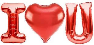Arpex Balon foliowy napis I love U 40 cm - Balony i akcesoria - miniaturka - grafika 1