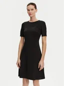Sukienki - Calvin Klein Sukienka codzienna K20K208151 Czarny Regular Fit - miniaturka - grafika 1