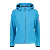 Kurtki damskie - CMP Damska kurtka softshellowa Wiatroszczelna i wodoodporna Wp 7.000 WOMAN JACKET Zip HOOD - miniaturka - grafika 1