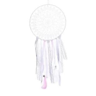 Łapacz snów, Różowy Pyłek, 16x34 cm - Wyposażenie pokoiku dziecięcego - miniaturka - grafika 1