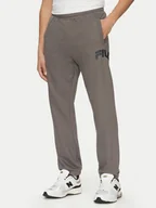 Spodnie sportowe męskie - Fila Spodnie dresowe Lagesse FAM0869 Szary Regular Fit - miniaturka - grafika 1