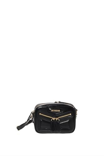 Love Moschino JC4356PP0LK1000A, Torba Na Ramię Kobieta, Czarny, Unikalne, Czarny, Taglia unica