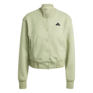 Damska Kurtka przejściowa ADIDAS W BLUV Q3 JKT JE0347 – Oliwkowy - Kurtki damskie - miniaturka - grafika 1